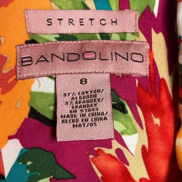 Bandolino Bright Floral 3/4 Sleeve One Button Blazer SZ 8! EUC! - Picture 13 of 16
